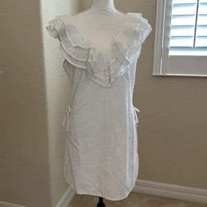 NWT Lilly Pulitzer Emiline romper dress resort white eyelet size 10